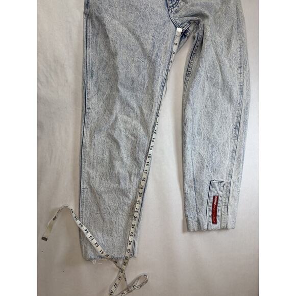 Vintage 80s Pepsi University Acid Wash Jeans USA Made Denim Straight Leg 27*28 - Picture 5 of 13